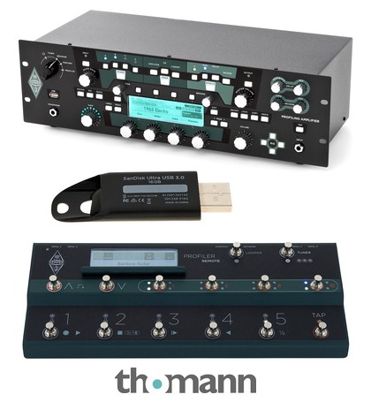 Le préamp pour guitare électrique Kemper Profiling Amp Rack BK Set | Test, Avis & Comparatif