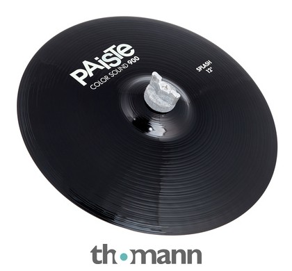 Paiste 12" 900 Color Sound Splash BK