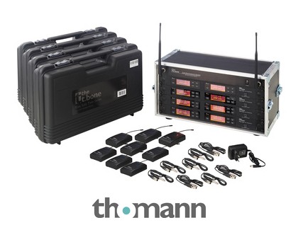 the t.bone free solo PT 520 MHz/8 CH Rack
