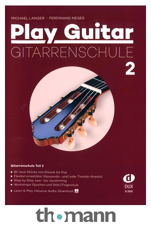 inkl Play Guitar Gitarrenschule 2 Audio-Download 