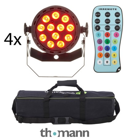 Fun Generation LED Pot 12x1W QCL RGB W Bundle