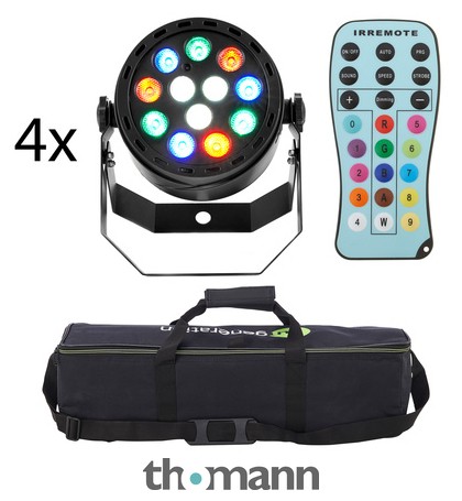 Fun Generation LED Pot 12x1W RGBW Bundle