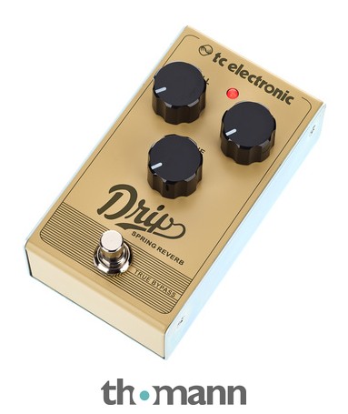 TC Electronic DRIP SPRING REVERB Retro Spring Reverb with Adjustable Dwell Mix and Tone for Sparkling Reverb Sound 