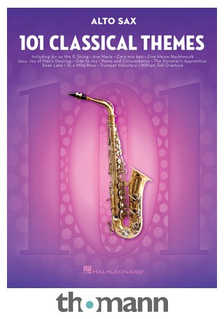 101 Classical themes - Partition saxophone alto