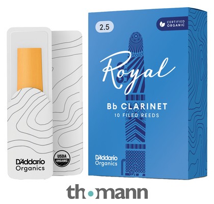 2. D’Addario Royal Organic Bb 2.5, Box of 10