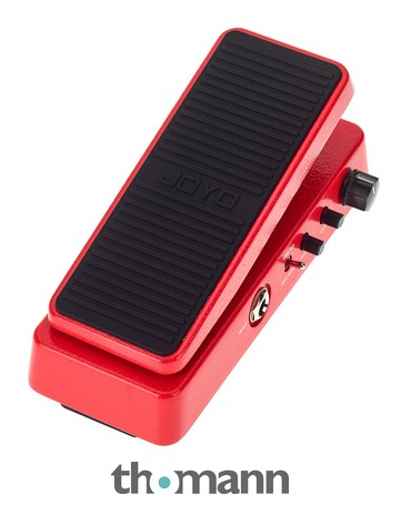 JOYO WAH-II Classic and Multifunctional WAH Pedal Featuring Wah-Wah/Volume Functions with WAHWAH Sound Quality Value knob Red 