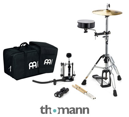 Meinl Percussion Cajon Drum Set Direct Drive Pedal - with Cymbals