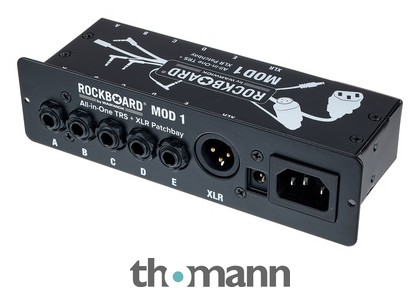 Rockboard MOD 1 V2 TRS & XLR Patchbay – United States