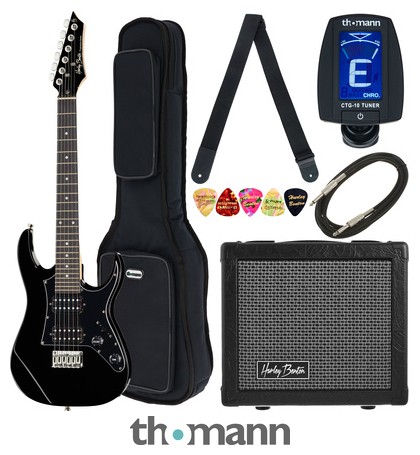 Harley Benton DC-Junior ＋ Epiphoneハードケース Harley Benton RG-Junior BK JamPack Bundle – United States