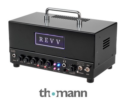 La tête d’ampli pour guitare électrique Revv Dynamis 7-40w Head IV | Test, Avis & Comparatif