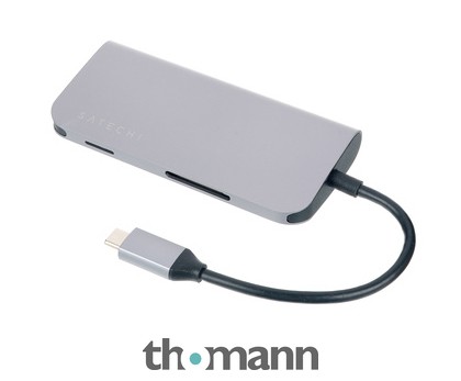mere og mere beviser stabil Satechi USB-C Multi-Port Hub 4K gray – Thomann UK