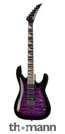 saku☆j Jackson Dinky JS32Q DKA Arch Top Electric Guitar Transparent