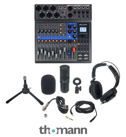 Zoom LiveTrak L-8 Mic Set – United States