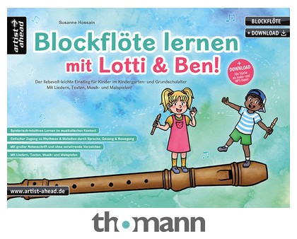 Artist Ahead Musikverlag Blockflöte lernen Lotti & Ben – Thomann Danmark