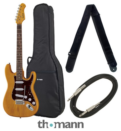 Harley Benton ST-90SA Swamp Ash DLX S Bundle – United States
