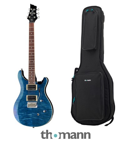 ギター Harley Benton CST-24T Deluxe Ocean Flame CST-24T P90 Ocean Flame - Harley Benton