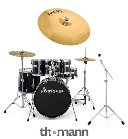 Startone Star Drum Set Studio Bundle BK – United States