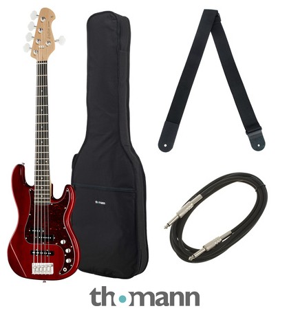 Harley Benton ハーレーベントン　PJ 5弦ベース PJ-5 SBK Deluxe - Harley Benton