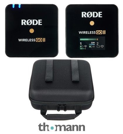 RODE MICRO WIRELESS GO II SINGLE NOIR