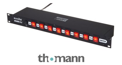 Eurolite Board 8-S with 8x IEC Outputs – Thomann UK