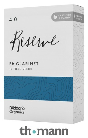 Rico By D'Addario Eb-Klarinettenblätter Stärke 3 – 10er Packung, Für Schüler & Profis