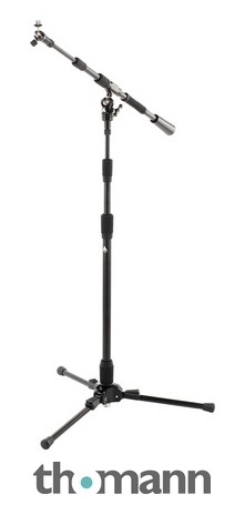 Triad-Orbit T3 Mikroständer – Schwarz, Stahl, 5/8" Gewinde | Höhe 82–180 Cm, Dreibein, 5,8 Kg