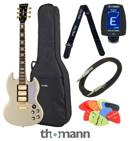 Harley Benton DC-600 VI Vintage Serie Bundle – Thomann België