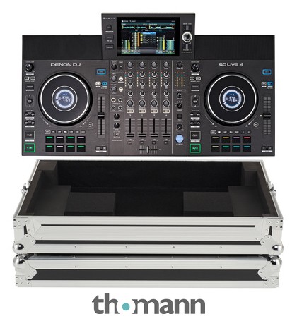 Denon DJ SC Live 4 Magma Case Bundle – United States