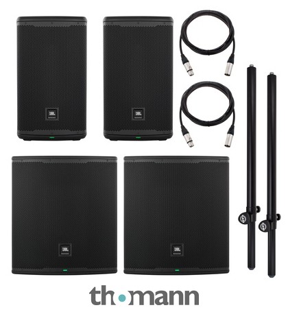 JBL EON 710+718S＋ポール　2セット+元箱 JBL EON710+EON718S Bundle | JBL Speaker Packages | 123DJ