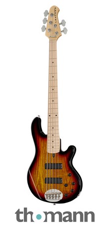 ベース Lakland Skyline Japan Series 5-String Lakland Skyline 55-02 Deluxe 5-string Bass Guitar - Natural