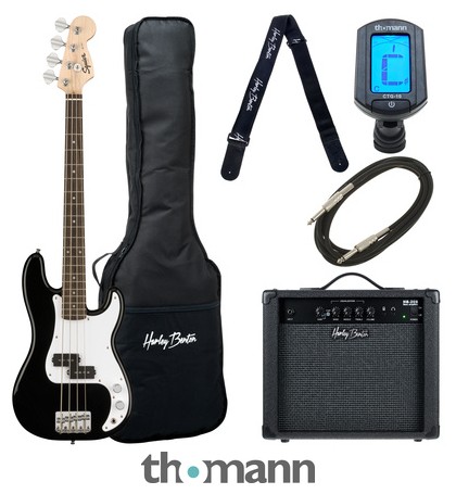 Squier Mini P Bass Black Set – United States