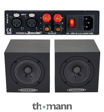 Auratone 5C Super Sound Amp Set Black – United States