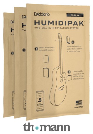 D'Addario Humidipak Absorb PW-HPAP-03 Replacement 3-Pack