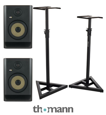 KRK Rokit RP7 G5 Stand Bundle – United States