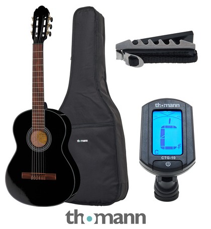 Gewa Student Black 3/4 Bundle