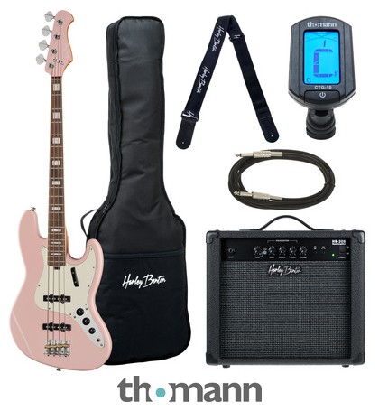 Harley Benton MV-4JB Shell Pink Set – United States