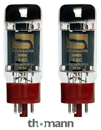 Svetlana 6L6GC Tubes Matched Quartett – Thomann United States