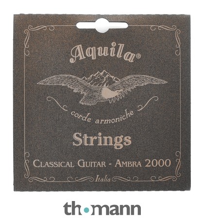 Corde Per Chitarra Classica Aquila Ambra 2000 108C - Tensionamento Medio, Set 6 Corde