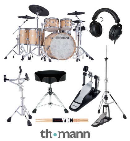 Roland VAD716-GN E-Drum Set Bundle – United States