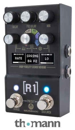 ギター Walrus Audio R1 mk2 High-Fidelity Reverb Mako Series MKII: R1 High-Fidelity Reverb