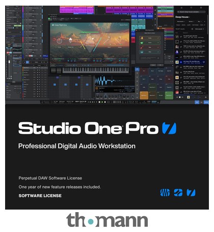 Presonus Studio One Pro 7 – Thomann Elláda