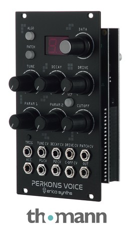 Erica Synths Perkons Voice モジュラーシンセ Erica Synths Perkons Voice brings Perkons HD-01's hybrid