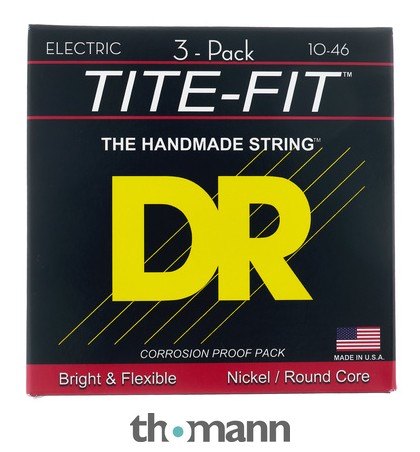 DR Strings Tite-Fit MT-10 3-Pack – Thomann UK