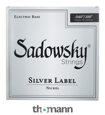 Sadowsky Silver Label Bass String 0.40 – United States