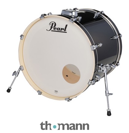 Pearl 22"x18" Export BD Jet Black