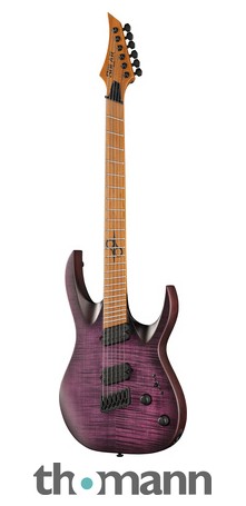 Solar Guitars A1.6FDPB-FF Flame Purple Burst – United States