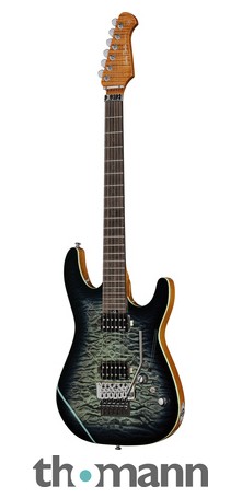Harley Benton Fusion-IV HH RW FR QBLB – United States