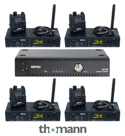 Mipro MI-58 4 CH Set – Thomann Sverige