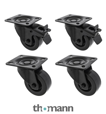 Roues De Skateboard Miniatures Abstraites Noires - 34 Mm, Bois, Pour Truck 1:16, Neuf