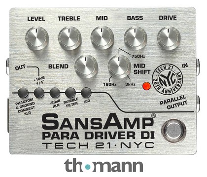 Tech 21 SansAmp Paradriver D.I. 20th – United States